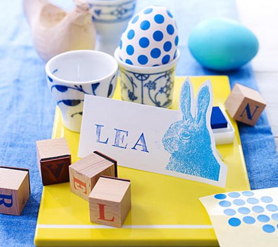 Creative Easter Ideas In Blue And White_25