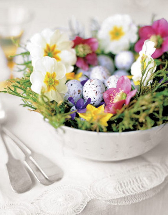 Easy Easter Centerpieces And Table Settings For Spring Holiday_35