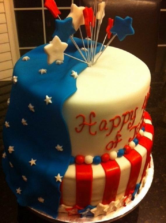 Adorable 4th of July Cake  Designs Ideas (40)