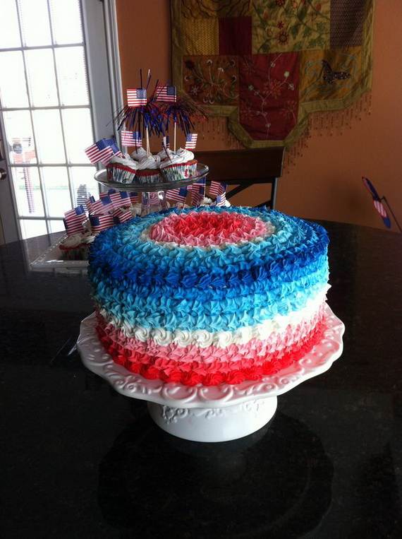 Adorable 4th of July Cake  Designs Ideas (56)