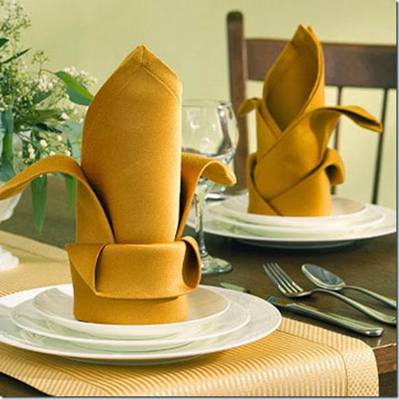 Creative Napkin Folds for Your Holiday Table (6)