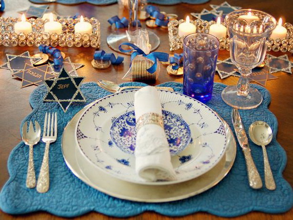 Classic and Elegant Hanukkah decor ideas_61