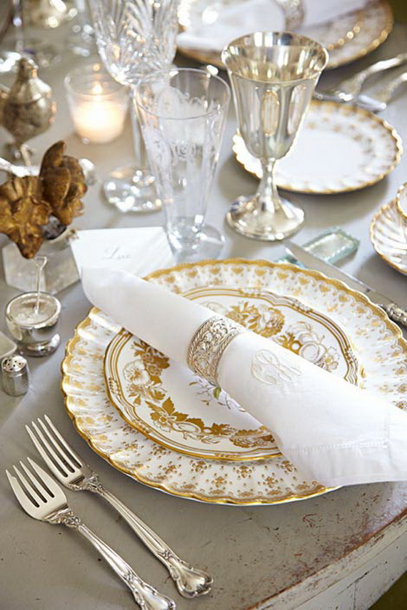 Creative Holiday In Gold Decorating Ideas_43