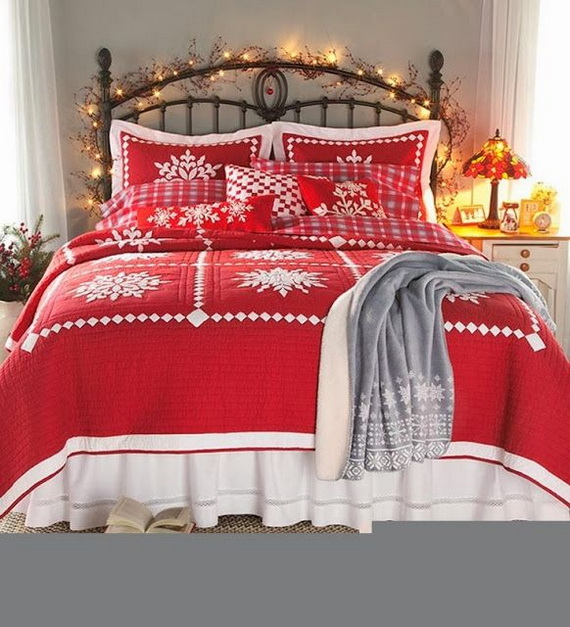 Adorable Bedroom Decor Ideas For Christmas and Special Occasion _25