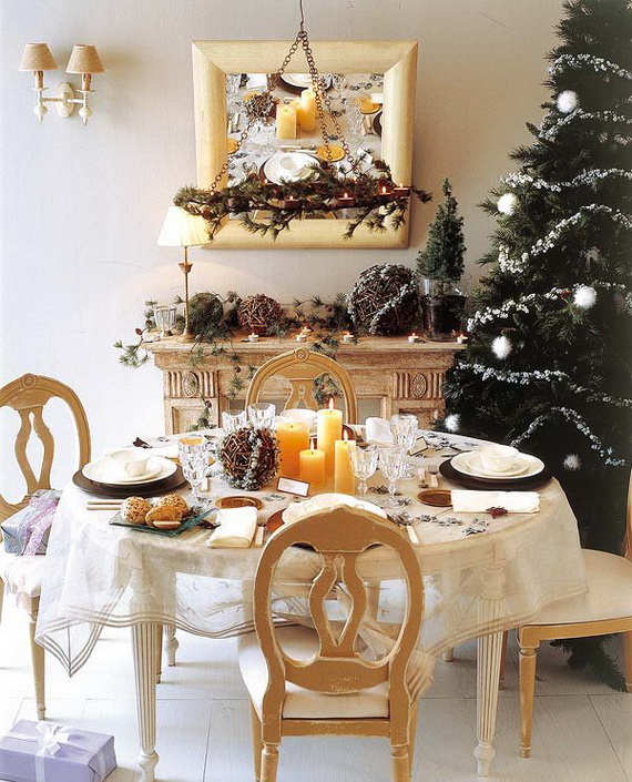 Amazing Christmas Dinner Table Decoration Ideas_05