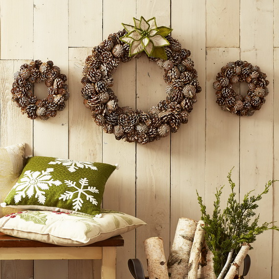Creative Christmas Wreath Decor Ideas_05