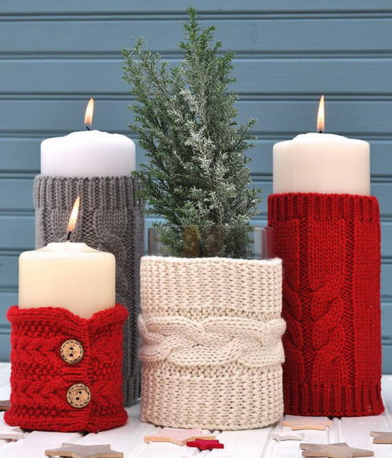 Cute And Cozy Knitted Christmas Decorations_28