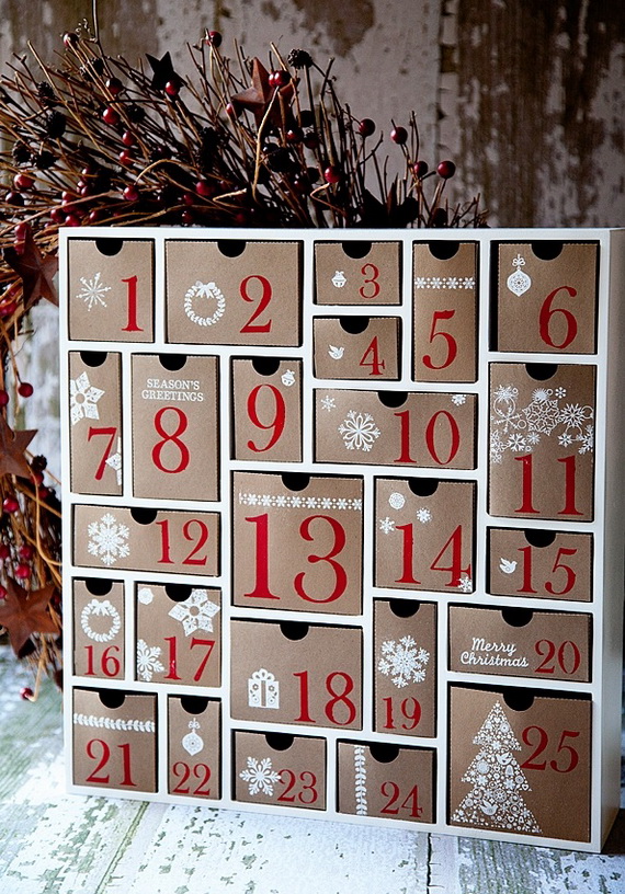 Fun Christmas Crafts With 50 Great Homemade Advent Calendars Ideas_08