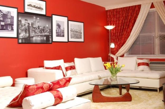 Hot Valentine Room Designs in Rich and Energetic Red Colors   (1)