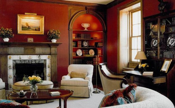 Hot Valentine Room Designs in Rich and Energetic Red Colors   (10)