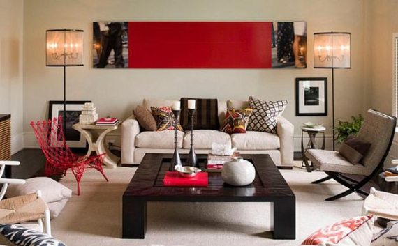 Hot Valentine Room Designs in Rich and Energetic Red Colors   (11)