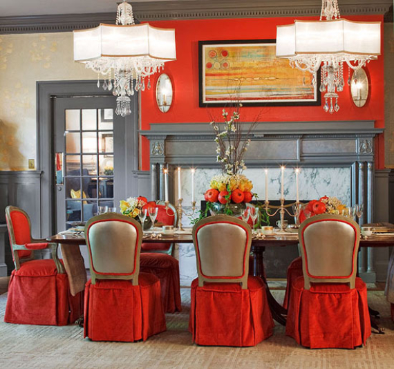 Hot Valentine Room Designs in Rich and Energetic Red Colors   (15)