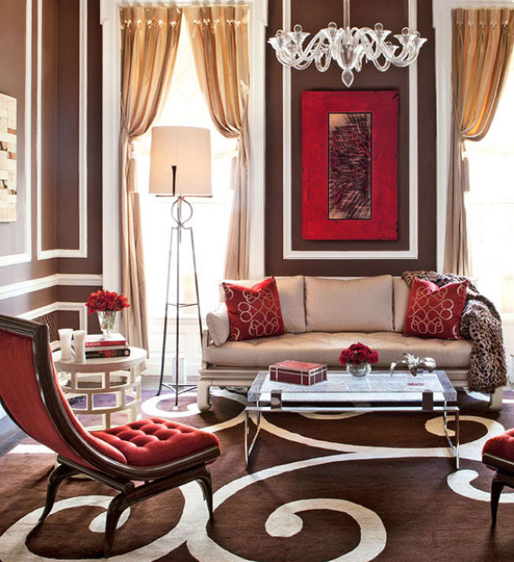 Hot Valentine Room Designs in Rich and Energetic Red Colors   (16)