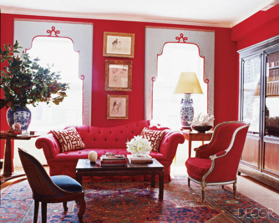 Hot Valentine Room Designs in Rich and Energetic Red Colors   (33)