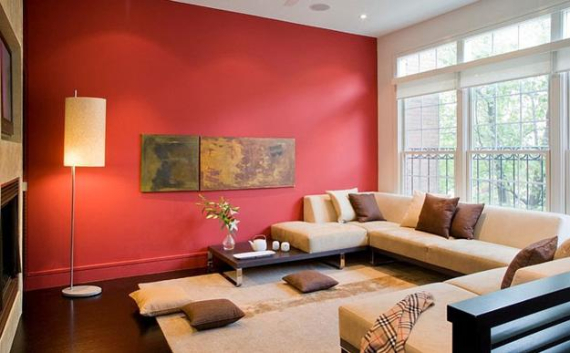 Hot Valentine Room Designs in Rich and Energetic Red Colors   (9)