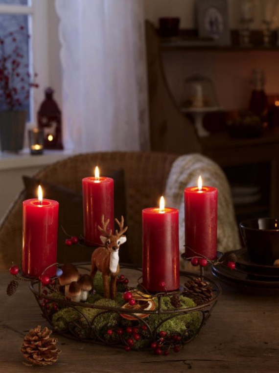 Advent wreath candles  (10)