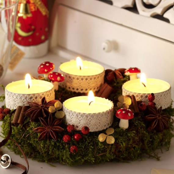 Advent wreath candles  (20)