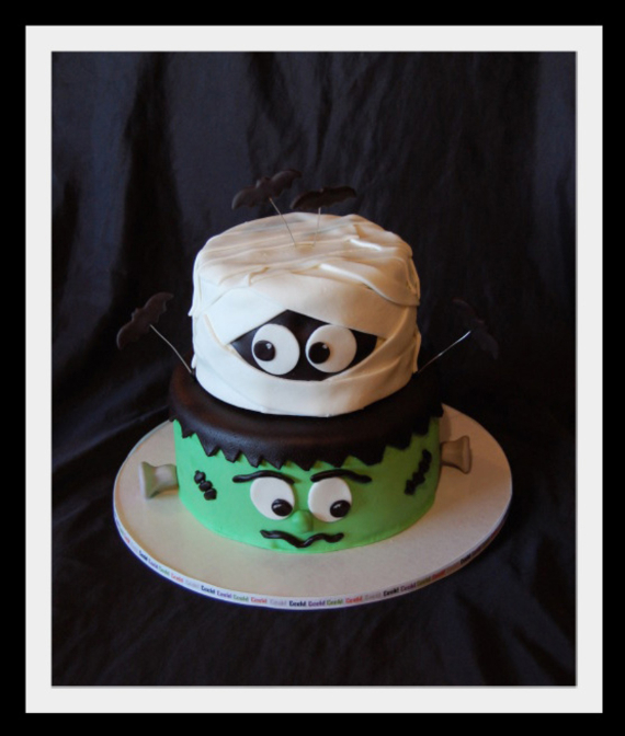 Cute & Non scary Halloween Cake Decorations (7)
