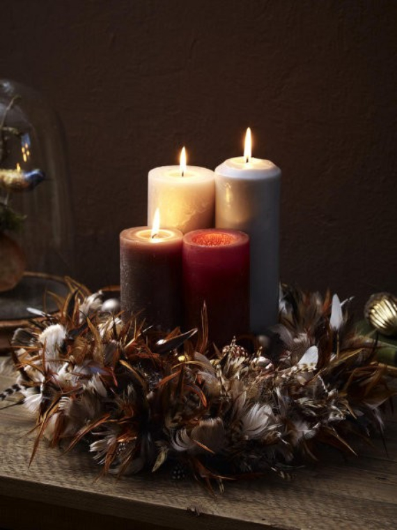 35 Creative Christmas Decoration DIY Advent Wreath Ideas Family 