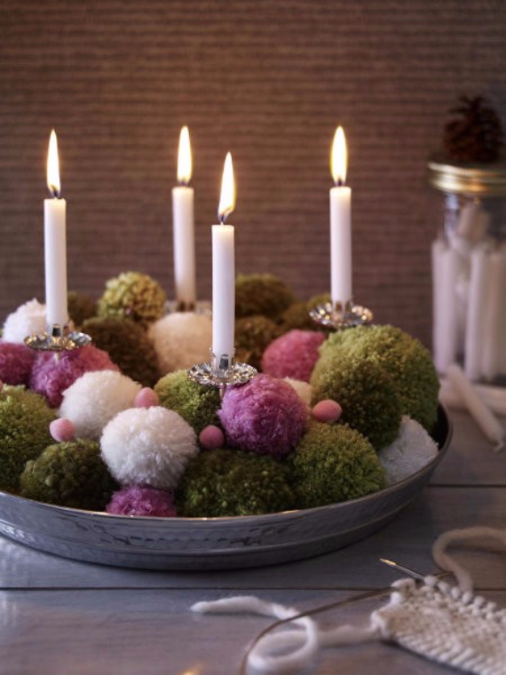 35 Creative Christmas Decoration DIY Advent Wreath Ideas Family 35 Creative Christmas Decoration DIY Advent Wreath Ideas Family