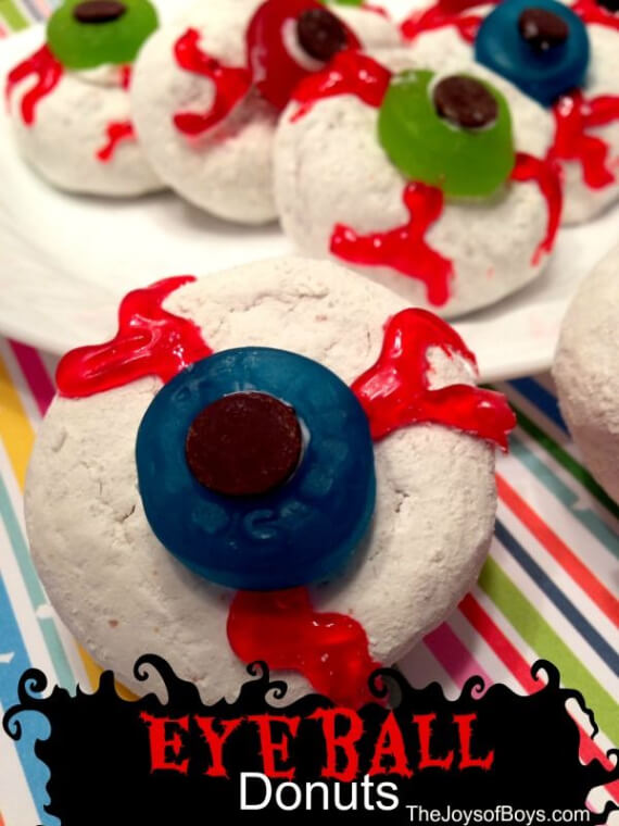 Easy Halloween Treats Doughnuts of Doom (12)