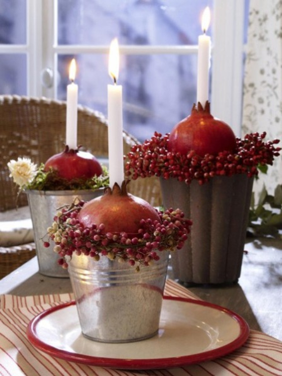 Autumnal Decorating Ideas With Pomegranates (3)