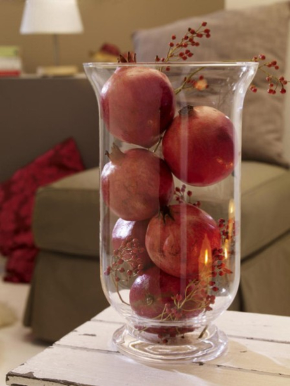 Autumnal Decorating Ideas With Pomegranates (4)