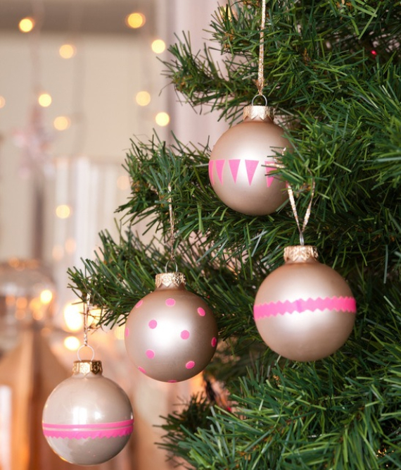 Fairy Dining Christmas Decor In Pink And Gold  (7)