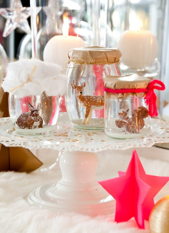 Fairy Dining Christmas Decor In Pink And Gold  (9)