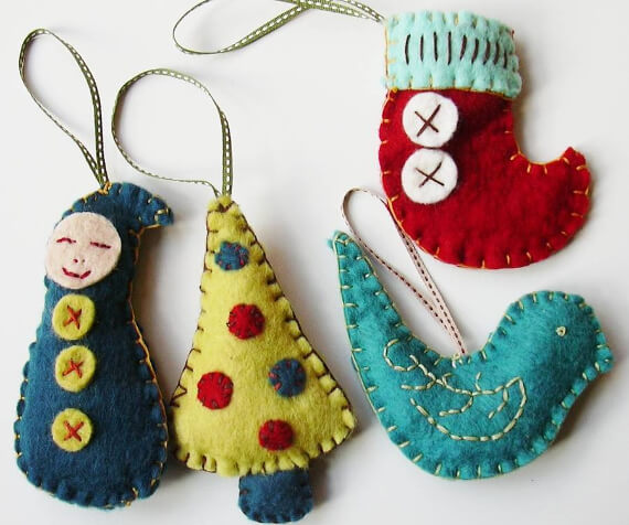 Deck Your Halls with Felt Christmas Crafts