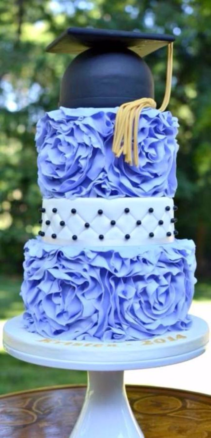 Simple but Creative Graduation Cakes and Cupcakes (1)