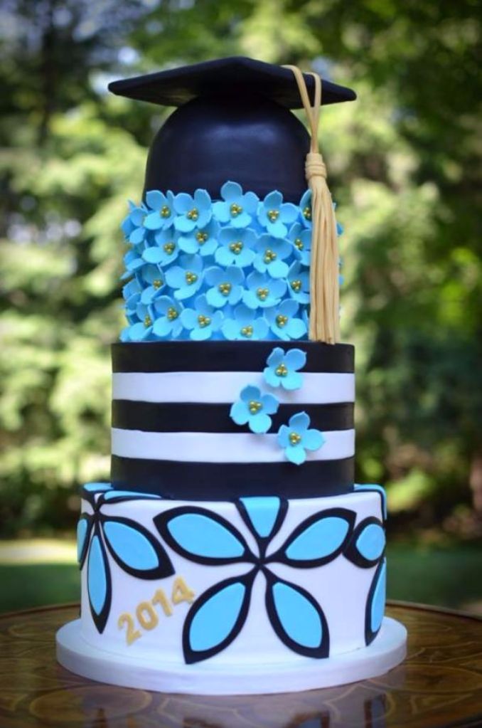 Simple but Creative Graduation Cakes and Cupcakes (9)