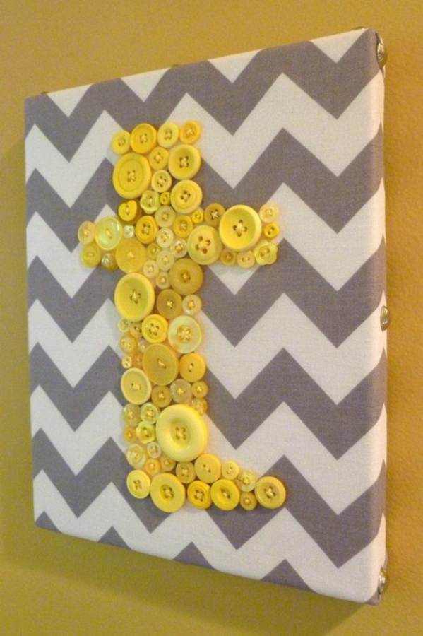 Creative DIY Craft Decorating Ideas Using Colorful Buttons (60)