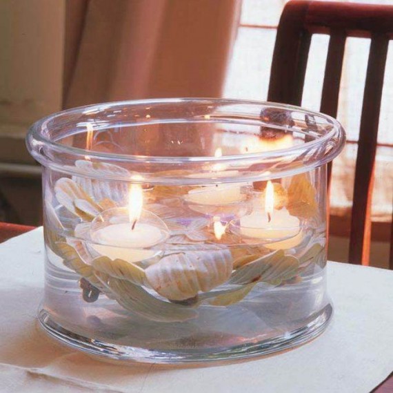 Holiday Romance In Miniature Summer Candle Centerpiece Ideas (12m)