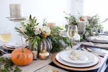 Elegant and Easy Thanksgiving Table Decorations Ideas        ‎