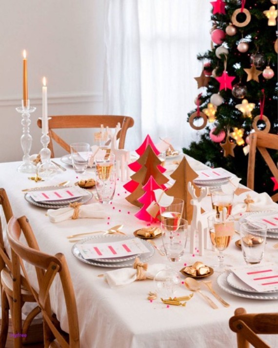 DIY Christmas table decorations crafts (1)