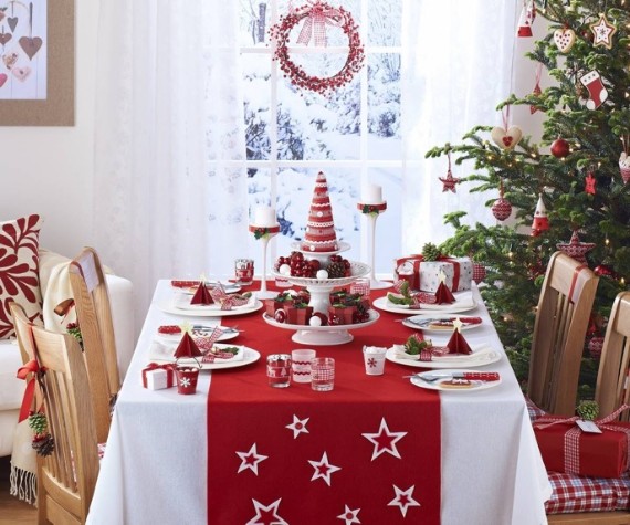 red table decorations ideas 