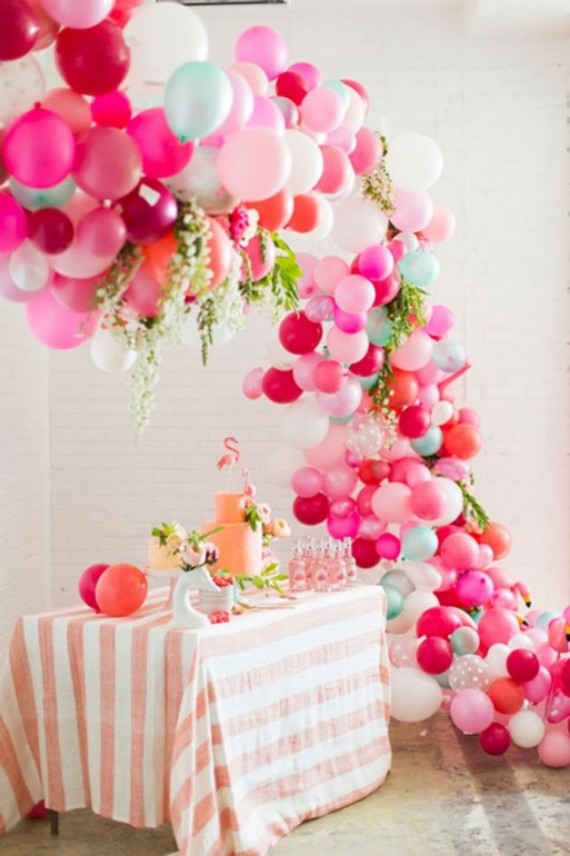 Balloon wedding decorations