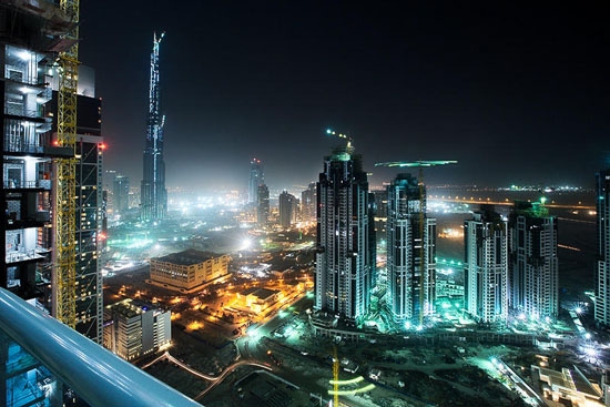 United Arab Emirates Dubai The Developing Desert City
