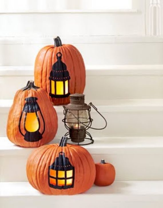 Decorate with pumpkins