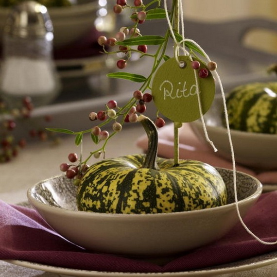 Elegant Table Decorations For Thanksgiving Holiday_25