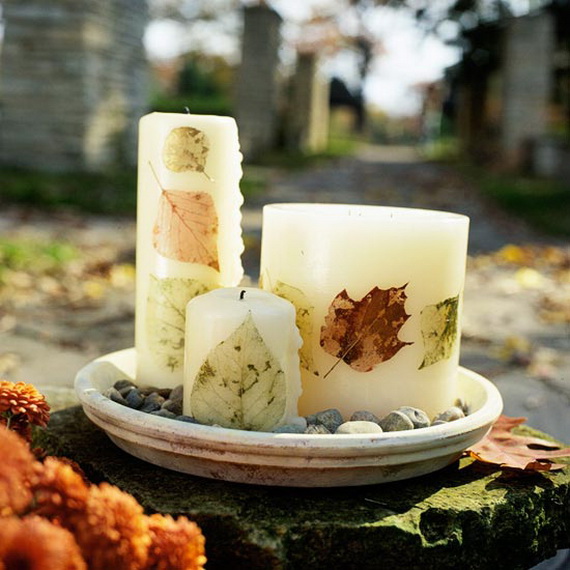 Exquisite  Candles  for Elegant Thanksgiving   Holiday_23