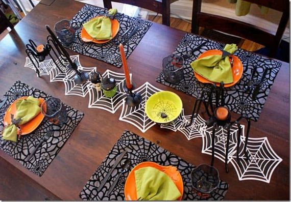 Halloween Holiday Table Decorations Ideas