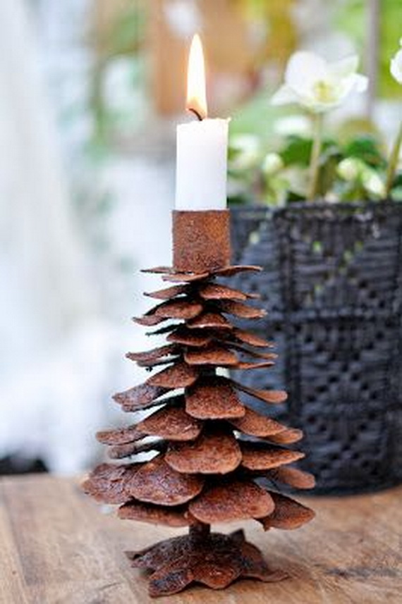 Holiday Decorating Ideas with Christmas Tree Candles_01