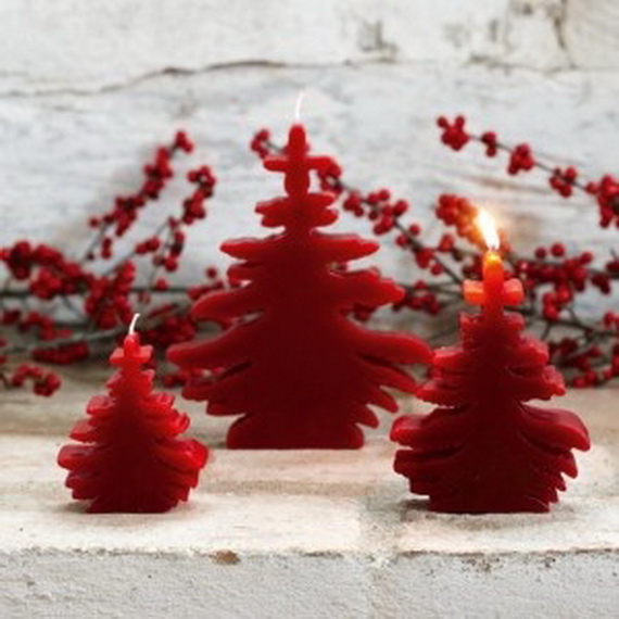 Holiday Decorating Ideas with Christmas Tree Candles_16
