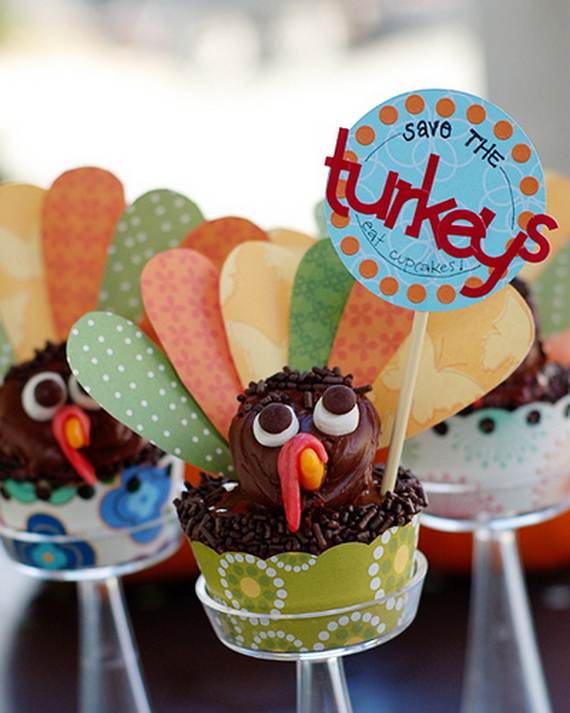 Ideas for Thanksgiving Holiday Cupcake Decorating (8)