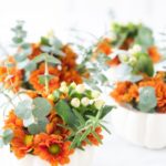 Mini Pumpkin Flower Arrangements (1)