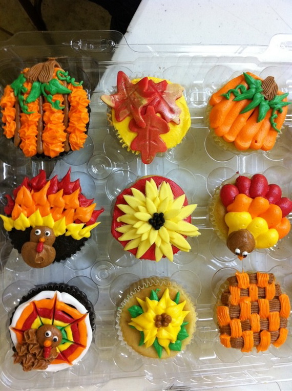Thanksgiving Holiday Cupcakes Party Ideas_09