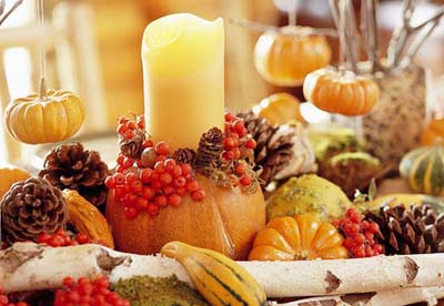 Exquisite  Candles  for Elegant Thanksgiving   Holiday