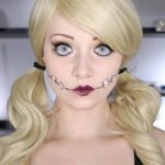 halloween hairstyles cute scary doll
